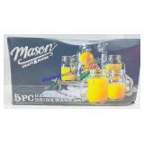 Mason 5 Pc Drink Ware Set