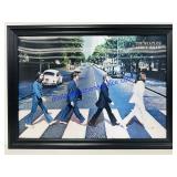 Framed Beatles Holigraphic Poster. 30ï¿½x22ï¿½