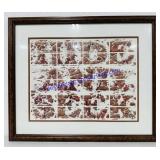 Framed Bev Doolittle Print. 24ï¿½x20ï¿½
