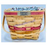 Longaberger Cranberry Basket