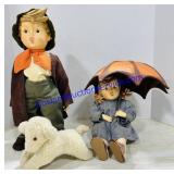 Vintage Goebel Hummel Porcelain Dolls