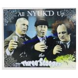 Three Stooges Tin Sign. 15ï¿½x12ï¿½