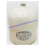 Brennerberg Two Gallon Stoneware Wine Jug