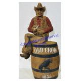 Old Crow Bourbon Whiskey Styrofoam Advertising.