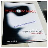 Double Sided Hollow Man Vinyl Movie Poster.