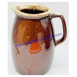 Hull Pottery Oven Proof Brown Glaze Pitcher