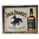 Jack Danielï¿½s Tin Sign. 16ï¿½x13ï¿½