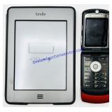 Old Generation Kindle & Motorola RAZR V3m