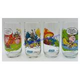 Collectable Charlie Brown & Smurf Glasses