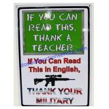 Novelty Tin Sign. 17ï¿½x12ï¿½