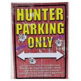 Novelty Parking Tin Sign. 17ï¿½x10ï¿½