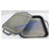 Cast Iron Griddle with Lid