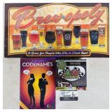 Brew-opoly, Codenames & Go 500 Racing Dice Game