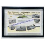 Framed John Deere Information. 21ï¿½x15ï¿½