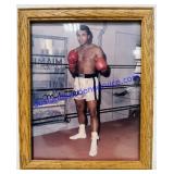 Signed Muhammad Ali Framed Photo. Can Not Confirm