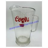 Coors Banquet Glass Pitcher