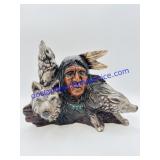 Ceramic Native American Figurine