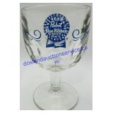 Vintage Pabst Blue Ribbon Drinking Glass