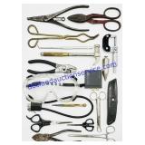 Scissors, Gun Lock, Goggles, Micrometer, Etc
