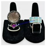 5 Mixed Metal Rings
