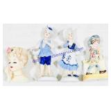 4 Porcelain Figures