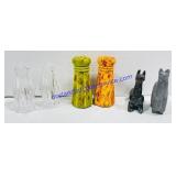 Glass Salt & Pepper Shakers and Figurines