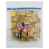 Vintage Wood A,B,C Blocks