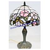 18.5' Tall Working Tiffany Style Glass Shade Lamp