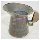 Vintage Copper Farmhouse Pitcher