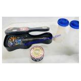 Fender Guitar Model in Case, Lonely Hearts