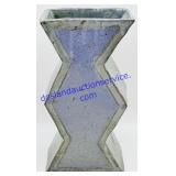 Handmade Pottery Blue Glaze Vase