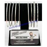 9 Metal Bracelets