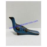 Vintage Tonala Pottery Bird Figurine Hand Painted