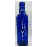 Blue Glass Bud Light Bottle 15ï¿½
