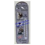 Novelty Hunting Metal Thermometer. 18ï¿½x6ï¿½