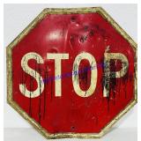 Metal Stop Sign. 24ï¿½x24ï¿½