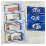 3 Ambroid & 4 IHC Railroad Car Models