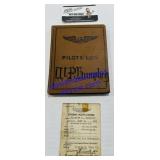 Pilots Log And Students Pilots License