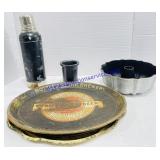 Vintage Stanley Thermos, Bundt Pan, F&M Schaefer
