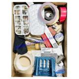 Tape, Fishing Flys, Vise Jaw, Etc