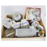 Lot of Metal Kitchen Utensils including Cookie