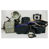 Lot of Vintage Cameras & Accessories