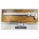 Scheer Tumico c75-6 Dial Caliper w/ Wood Case