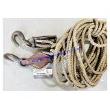 Antique Rope & Pulley System