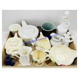 Porcelain Teapots, Pitchers & Miscellaneous Items