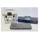 3 Plastic Toolboxes