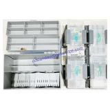 2 Plastic Parts Bins