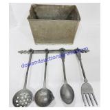 Sinclair 1906 Metal Bucket & Metal Cooking