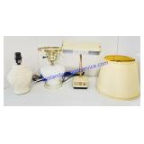 3 Table Lamps & Lamp Shade