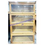 Oak Barrister Bookcase (13x36x60', Scratches)